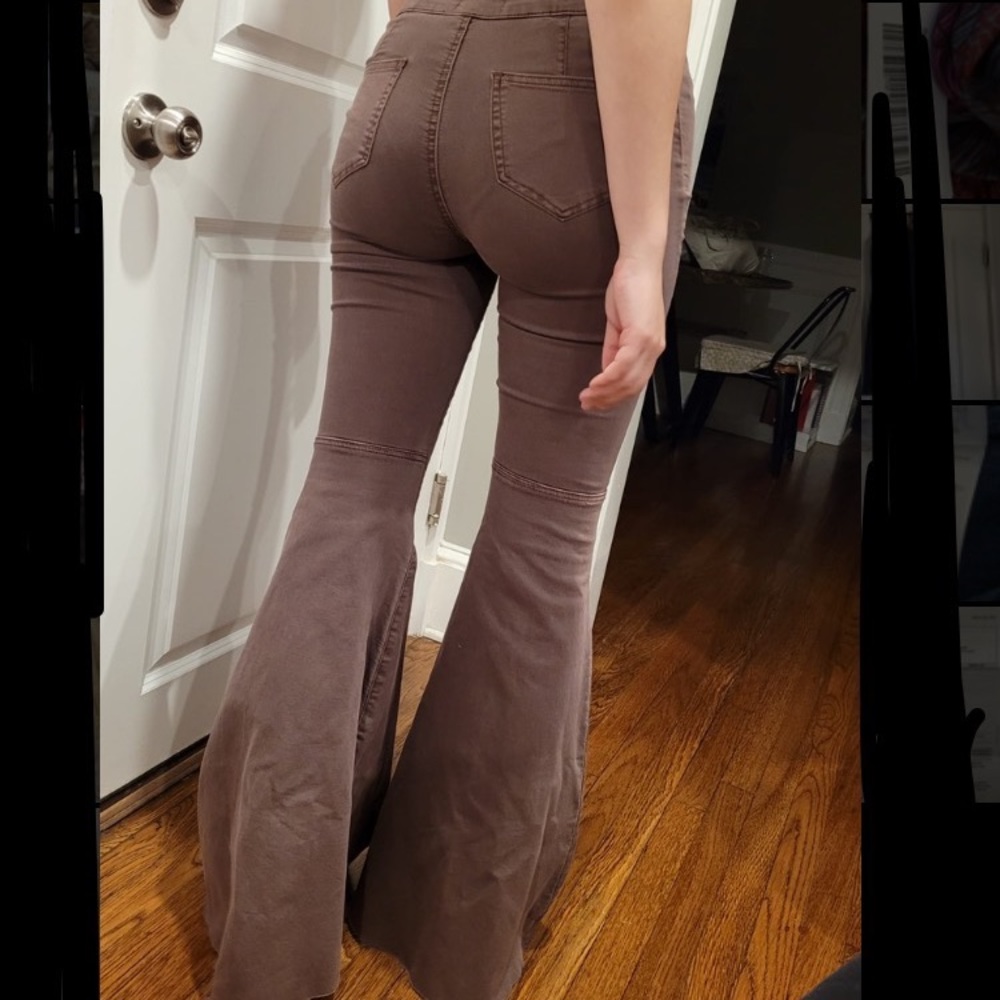Chocolate Denim Bell Bottoms
